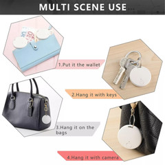 Bluetooth Mini GPS Tracking Air Key Tag Child Pet Finder Tracker Location Device