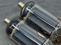 Matched Pair Sylvania 6LB6 Beam Power Amp Vacuum Tube Tests NOS on TV-7U