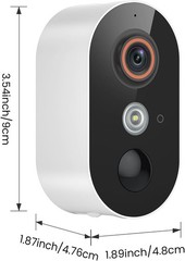 Wireless Security Camera For Home Outdoor Security, Battery Powered 1080P HD