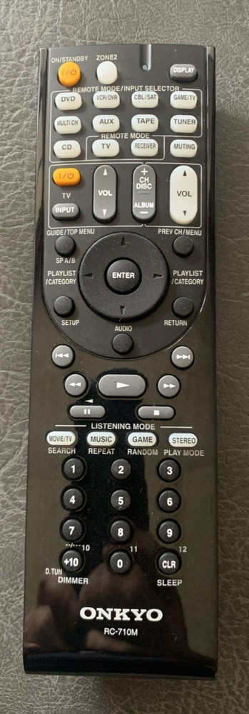 Onkyo RC‑710M Remote Control – OEM, Works Perfectly, Pro Cleaned & Tested