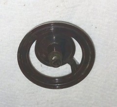VINTAGE CONTROL KNOB FOR TV TELEVISION SETS METAL,PLASTIC UNKNOWN BRAND OR MODEL