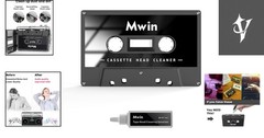 Cassette Head Cleaner Tape with Fluid Maintenance Kit – Easy to Use & Restore
