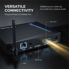 NWE vSeeBox V6 Pro – 8K Streaming Smart Media Device – Free Same Day Shipping