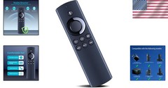 Durable Voice Search Remote for AMZ TVs – ABS Construction, Hassle-Free Pairing