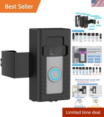 Anti-Theft Adjustable Video Doorbell Mount for Ring/Blink – Easy Installation