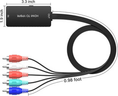 HDMI to Component Converter, HDMI to Ypbpr Adapter Support 1080P/720P