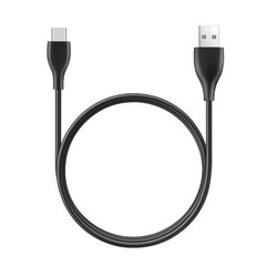 Black USB 2.0 USB-C TYPE-C Charging Cord Cable