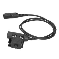Portable Metal+ABS Walkie-Talkie Headset PTT Cable For Motorola Radio P6600 6620