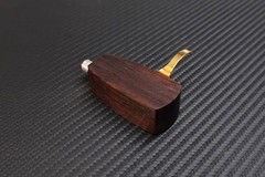 Custom-Made Rosewood Headshell for Denon DL103 cartridges / Azimuth Adjustment