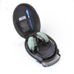 Molded Case for David Clark Aviation Headset, Aviation Case, Headset travel case