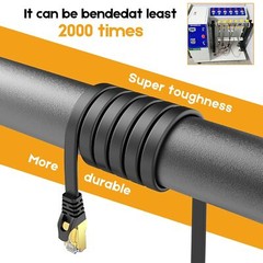 2Pack Cat 8 Ethernet RJ45 Cable Super Speed 40Gbps Patch LAN Network Gold Plated