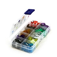 120pcs Mini Blade Fuse Assortment Auto Car Motorcycle SUV Fuses Kit APM ATM UTV