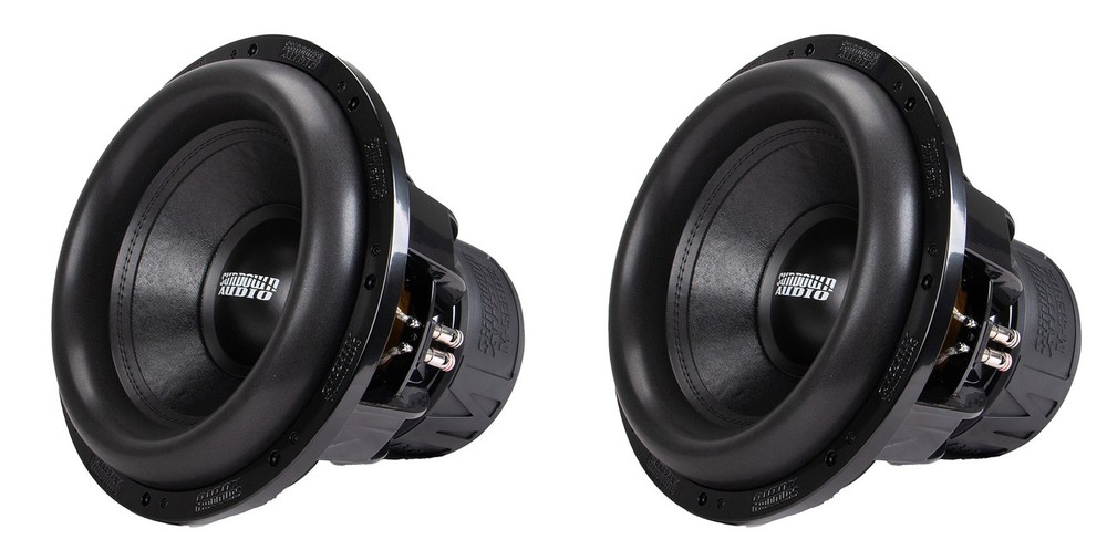 2) Sundown Audio M15 D1 15″ 2000w RMS Car Subwoofers DVC 1-Ohm Car Subs M Series