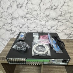 32-Channel Surveillance DVR Box Black Wired BNC w/ Remote Power Ethernet Mount