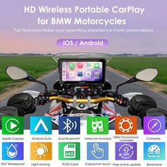 Carpuride W602BSPro Designed for BMW Moto Compatible Wonder Wheel Dashboard Info