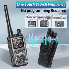 Compact Rechargeable Walkie Talkies NOAA Weather Radio
