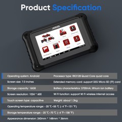 ANCEL MT700 Motorcycle All System OBD2 Scanner Diagnostic Scan Tool E-CU Coding