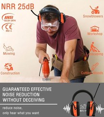 PROHEAR 033 2.0 Upgraded Bluetooth Hearing Protection AM FM Radio Headphones