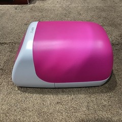 HIPCE Y2K CD & DVD Storage Box One Touch Sliding Door Holds 60 CDs Pink