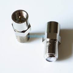 1Pcs FME Plug Male To F Female Jack RF Coax Connector Straight M/F Adapter