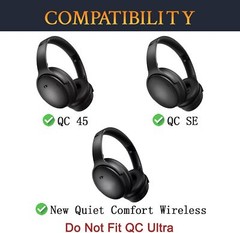 Ear Pads Soft Cushion Headphones For Bose QuietComfort QC45 / QC SE Replacement