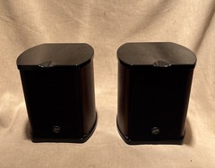 HiVi Swans Swan M-50W Bookshelf Left & Right Speaker Pair TESTED Loud Sounds