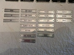 NOS Antique, Vintage Home Brew Radio Escutcheon, Metal Name Plates & Dials