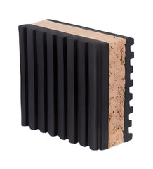 8-Pack Anti Vibration Pads 2″ x 2″ x 7/8″ Cork Audio & Turntable Isolation Feet