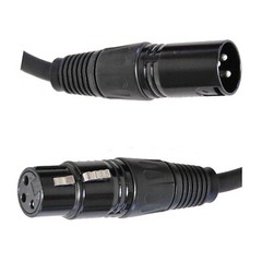 15ft 3-Pink Male XLR Mic Cable to 3 Pin Shielded XLR Female Cable for PA Audio