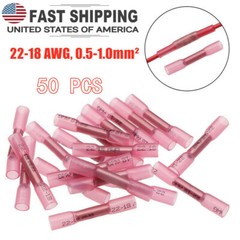 600/200x Heat Shrink But Connector Waterproof Electrical Wire Marine Butt Splice