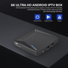 V5 PRO K3PRO 6K UHD Android Smart TV Box Streaming Box WIFI 6