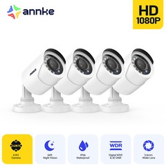 ANNKE 4IN1 HD 1080P CCTV Security Camera 2MP Video Outdoor EXIR Night Vision WDR
