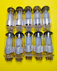 10 pcs USED 6E1P /6BR5 / EM80/ Magic Eye tubes Tested