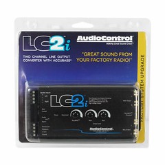 AUDIOCONTROL LC2i BLACK 2 CHANNEL LINE OUTPUT CONVERTER WITH ACCUBASS