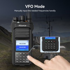 Ailunce HA1UV Dual Band Ham Handheld Radio Transceiver NOAA Waterproof Outdoor