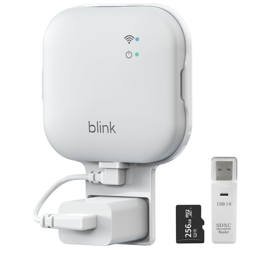 256GB MicroSD Card and Sync Module XR Mount, NoDrilling Mount for Blink Outdo…