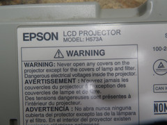 Epson LCD Projector PowerLite W17 Model H573A TESTED NO REMOTE 1445 HOURS
