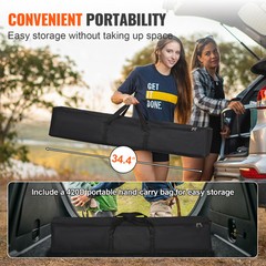 VEVOR Projector Screen with Stand 120 inch 16:9 4K 1080 HD Movie Screen Tripods