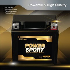 ExpertPower Motorcycle Battery – 12V 20Ah 18AH 12AH 10Ah 9AH 7AH 5AH 4AH