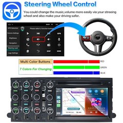 For Ford Mustang 2005-2009 Android Apple CarPlay Car Stereo Radio CD DVD Player