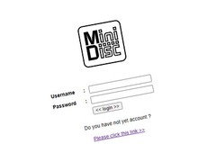 6 months / one year MiniDisc Cover website Membership (subscription) system