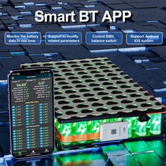JK Smart BMS BT/RS485 Active Balance For 4S-24S 40A-300A Li-ion LiFePo4 Pack lot