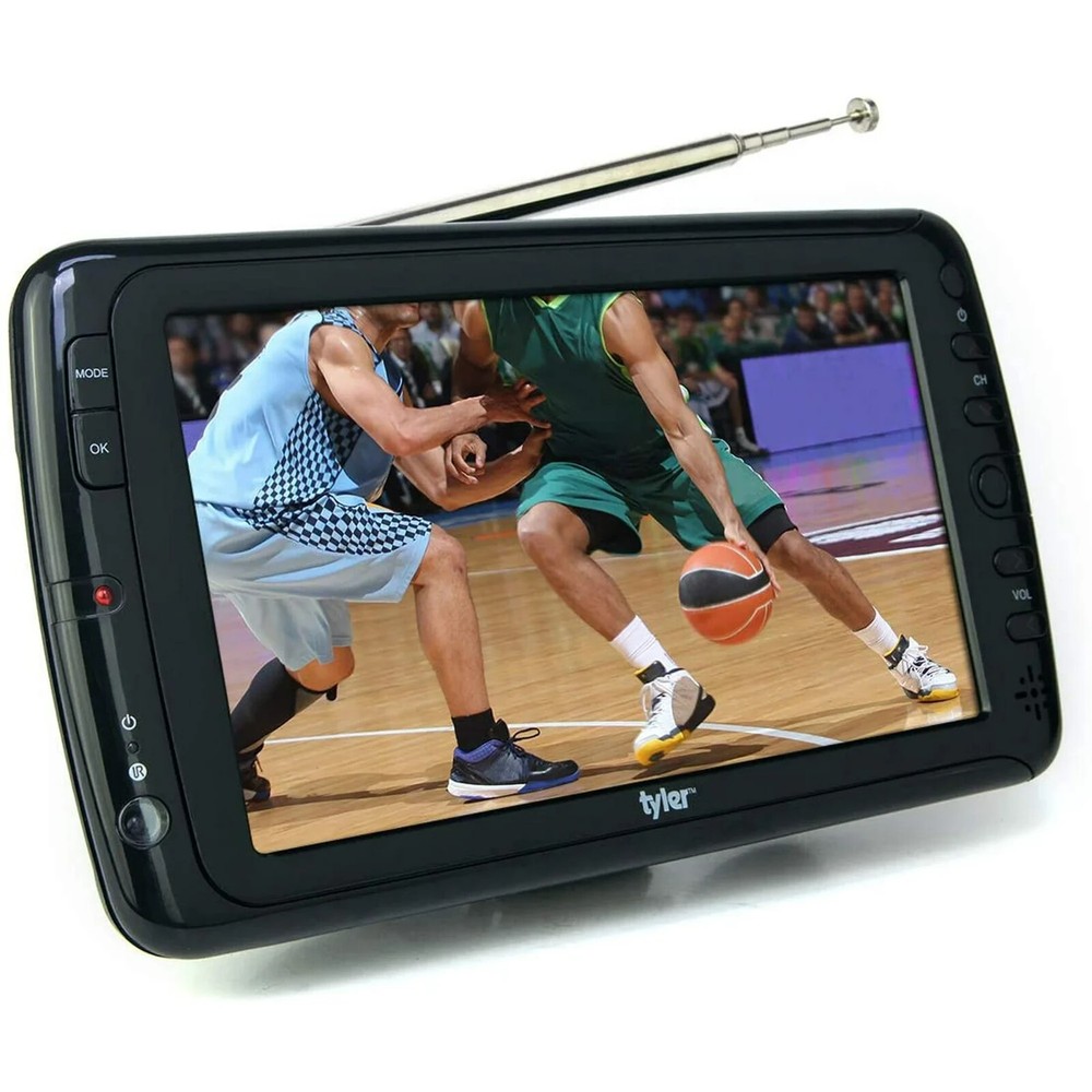 Tyler TTV701 7″ Portable Widescreen LCD TV with Detachable Antennas, USB/SD Card