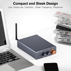 Amplifier Home Audio Stereo Bluetooth Component 300W x2 Wireless TPA3255 Class D