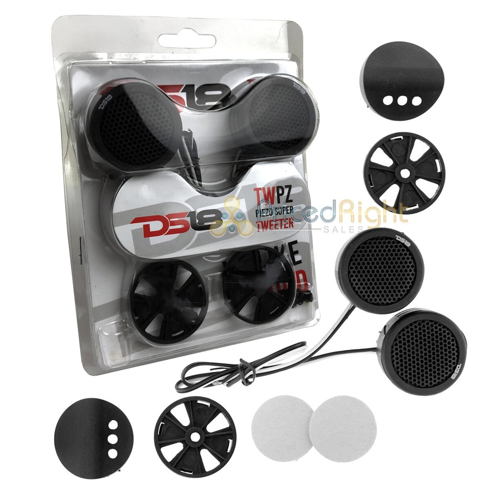 DS18 TWPZ 1″ Inch Mirco Dome Tweeters 4 Ohms 80 Watts Max Built In Crossover