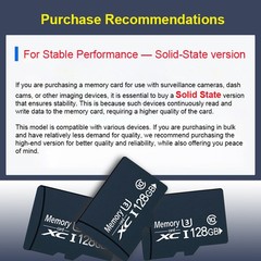 Memory card, TF card, 128GB FOR mobile phone and security camera SD card