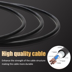 Gold Plated 3.5mm TRS Plug to 2RCA Male HIFI OFC Copper Splitter Audio Cable
