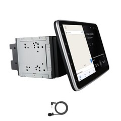 8+128GB Double 2 DIN 10.1″ Rotatable Car Stereo Radio DSP Android 12 GPS CarPlay