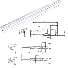700Pcs 2.54mm 1/2/3/4/5/6/7/8 Plug Connector Housing and Male/Female Pin Conn…