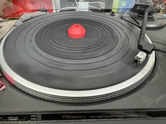 3 PCS 45 RPM Vinyl Record Adapter 7 Inch Center Hole Insert Turntable Red